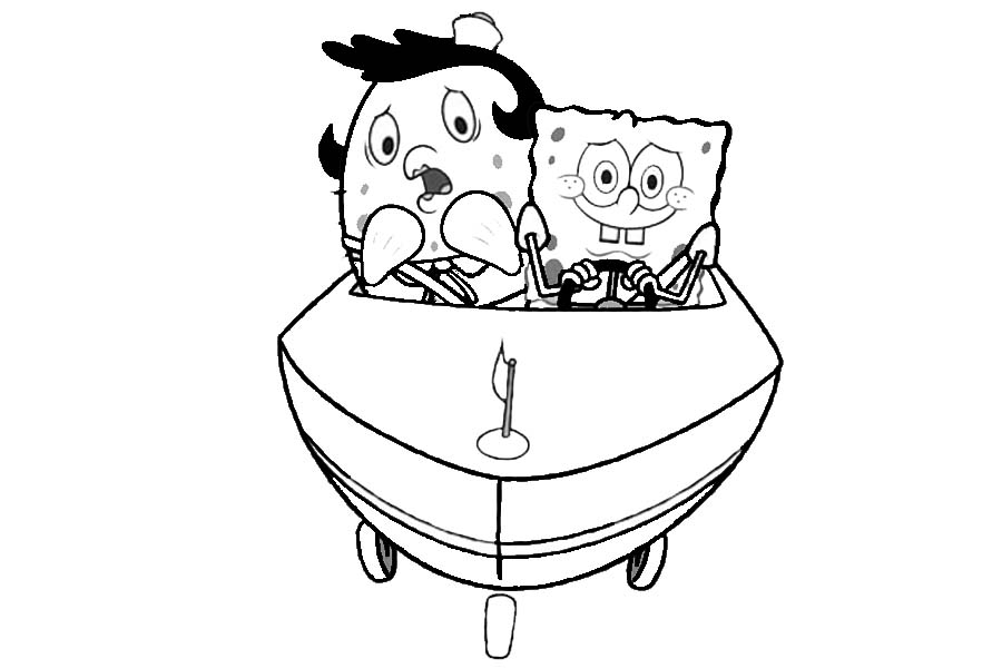 SpongeBob und Thaddäus